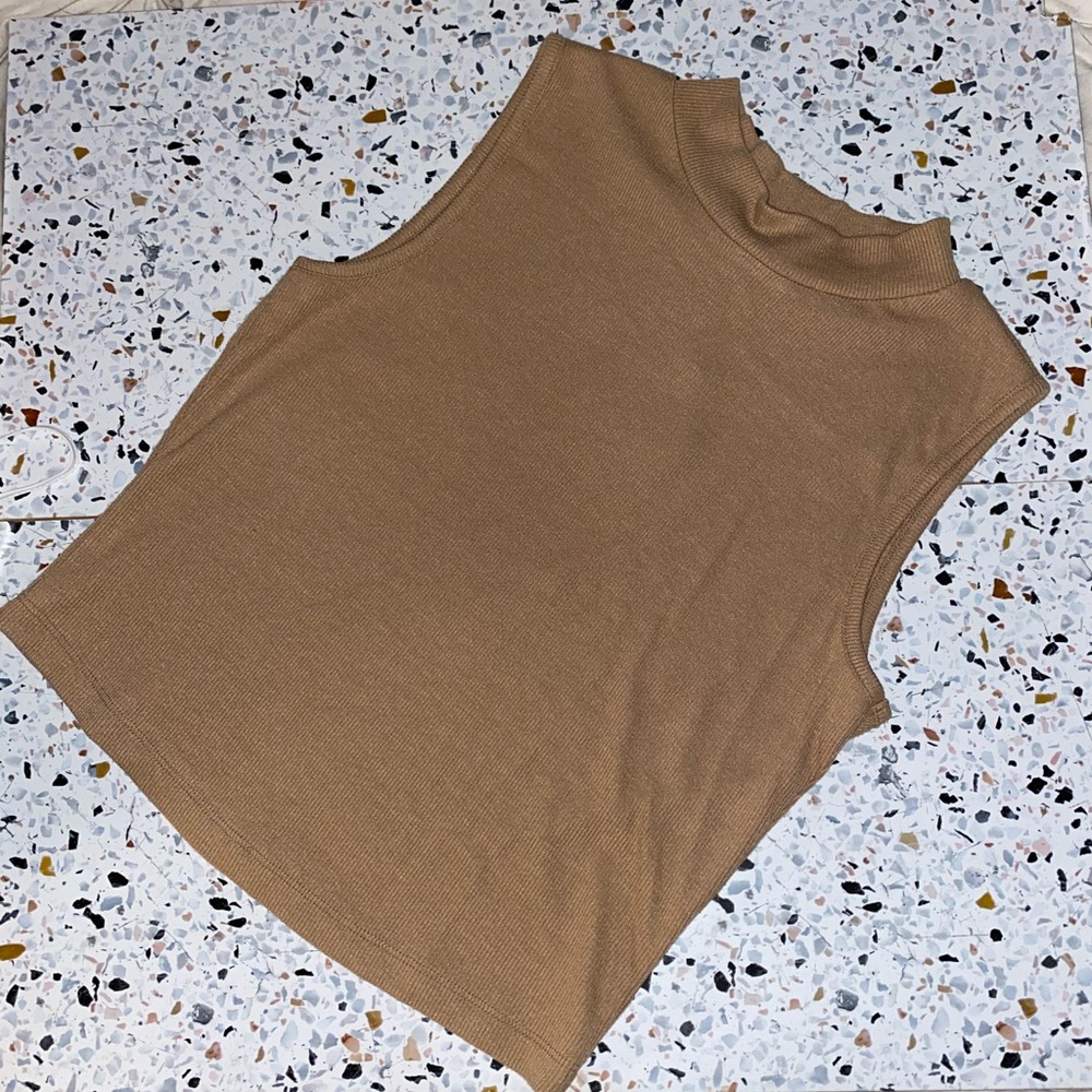 Tan dress tank top